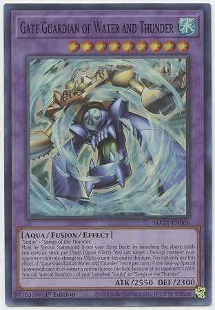 gate safeguard yugioh card price Guardian - SGX2-END01 - Common Pack Artwork:Raichu Pokemon Card TV Animation Blue Logo 1st Edition 3750 Defense Pokemon Card Black Bolt