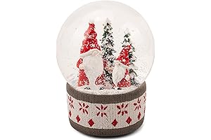 NAT & JULES Christmas Gnome Snow Globe