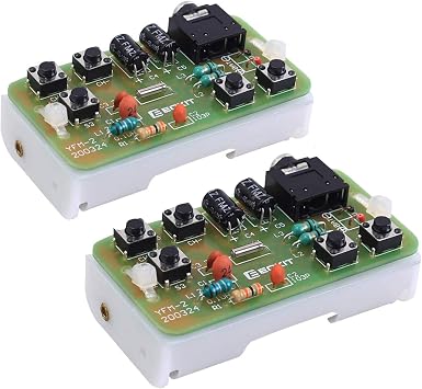 2 PCS DIY Radio Kit, Icstation FM Radio Kit 76MHZ-108MHZ Soldering Project Radio Module DIY Kits Electronic Solder Practice Kit for Back to School STEM Labs Physics Science Educational