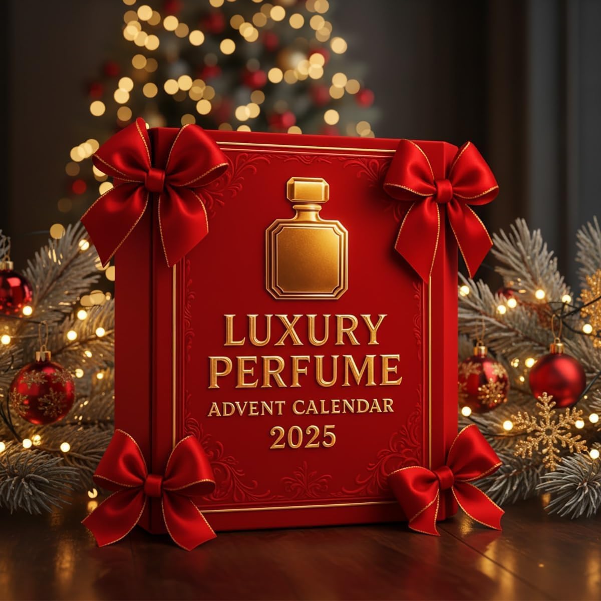Calendario de Adviento de Perfume de Lujo 2025, Juego de Regalo de 24 Días, Fragancias de Diseñador para Mujeres y Hombres
