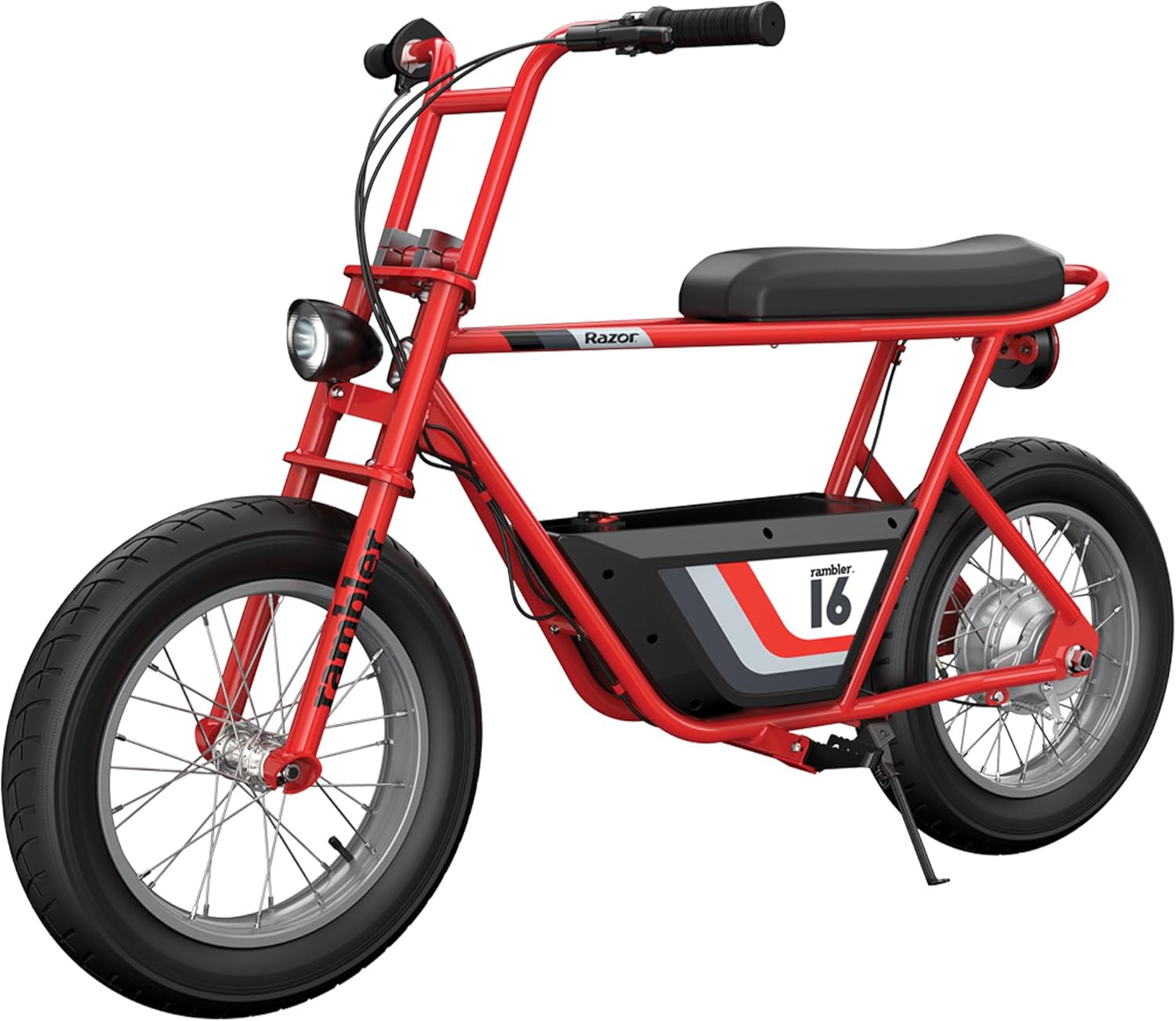 Razor Rambler 16 Electric Retro Mini Bike Ride for Adults Ages 18+