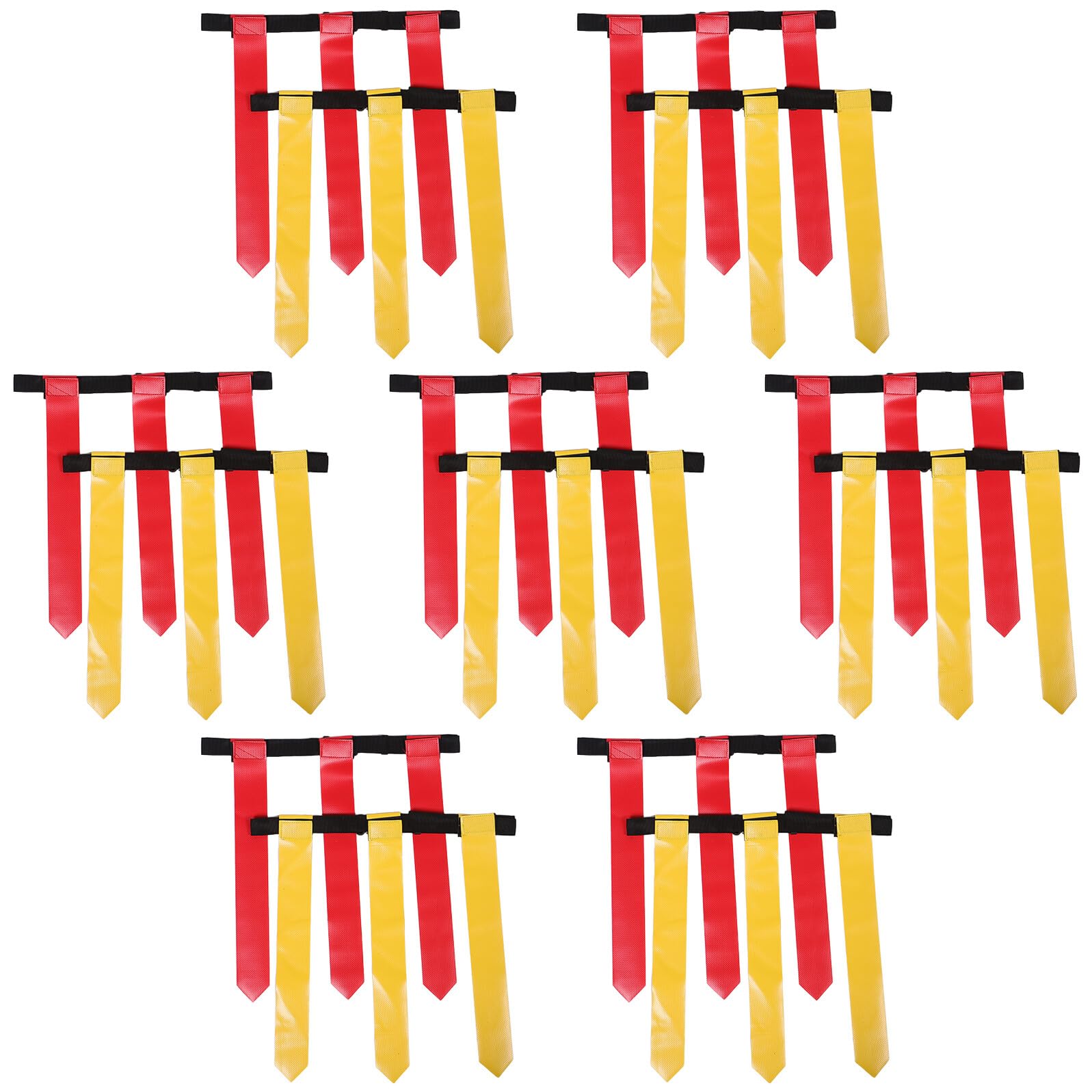 Hohopeti 14 Pièces D'Équipement De Football Flag Football Rugby Accessoires De Rugby Pour Enfants Ceinture Ceinture D'Entraînement Équipement De Jeu