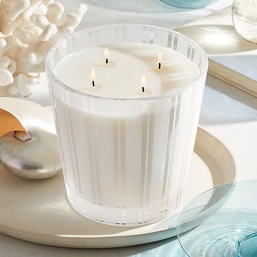 Miniatura 4 de NEST New York Vela perfumada de lujo de 4 mechas, niebla oceánica y sal marina, 43.7 onzas, hasta 120 horas de tiempo de combustión, recipiente de