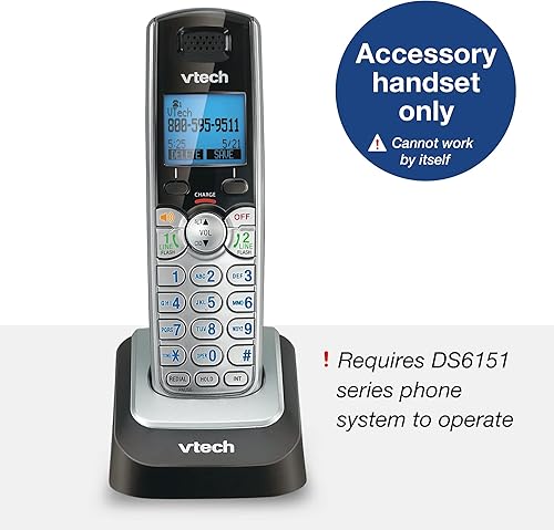Miniatura 2 de Accesorio VTech para el celular modelo VTech DS6101 para aparato VTechDS6151 Plateadonegro talla única