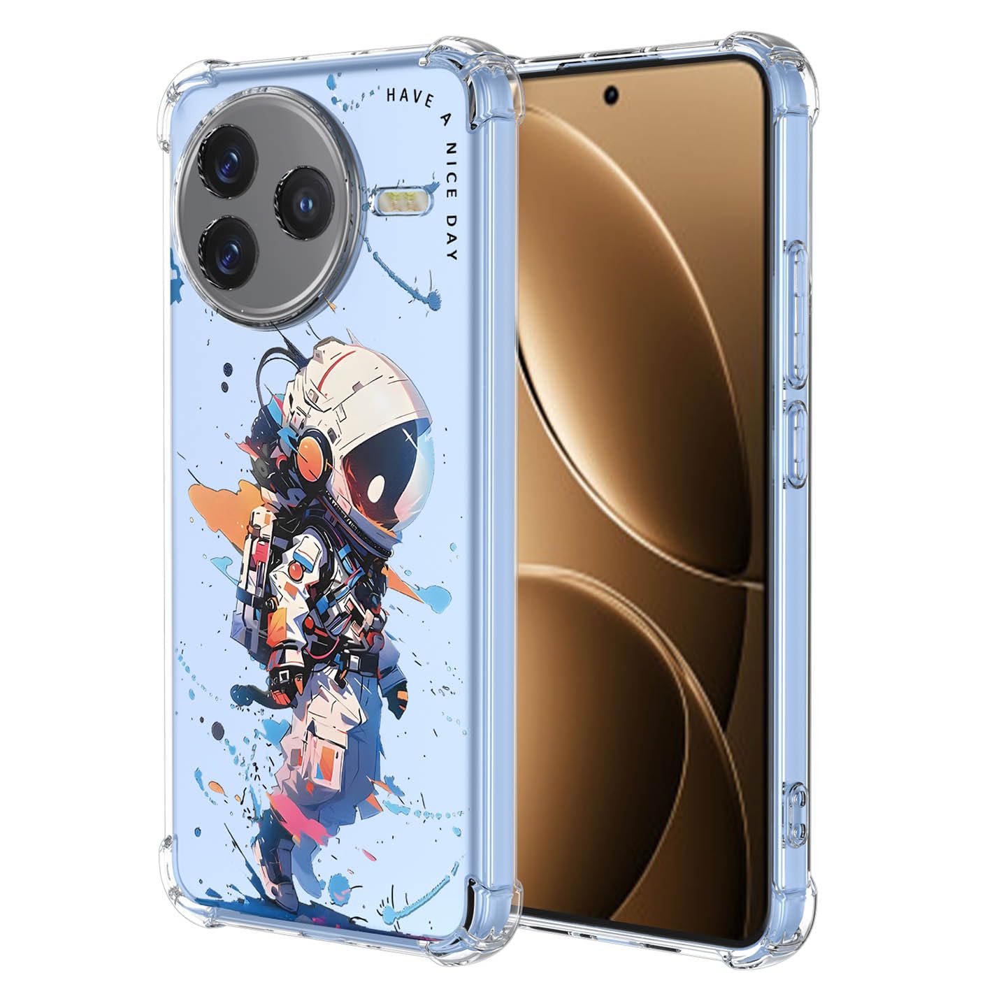 BORYA Hülle für Xiaomi Poco F7 Pro, Stoßfest Weiches Transparent Silikon TPU Bumper Handyhülle Ultra Dünn Seidig Hochwertiges Elegant Schutzhülle, E2667