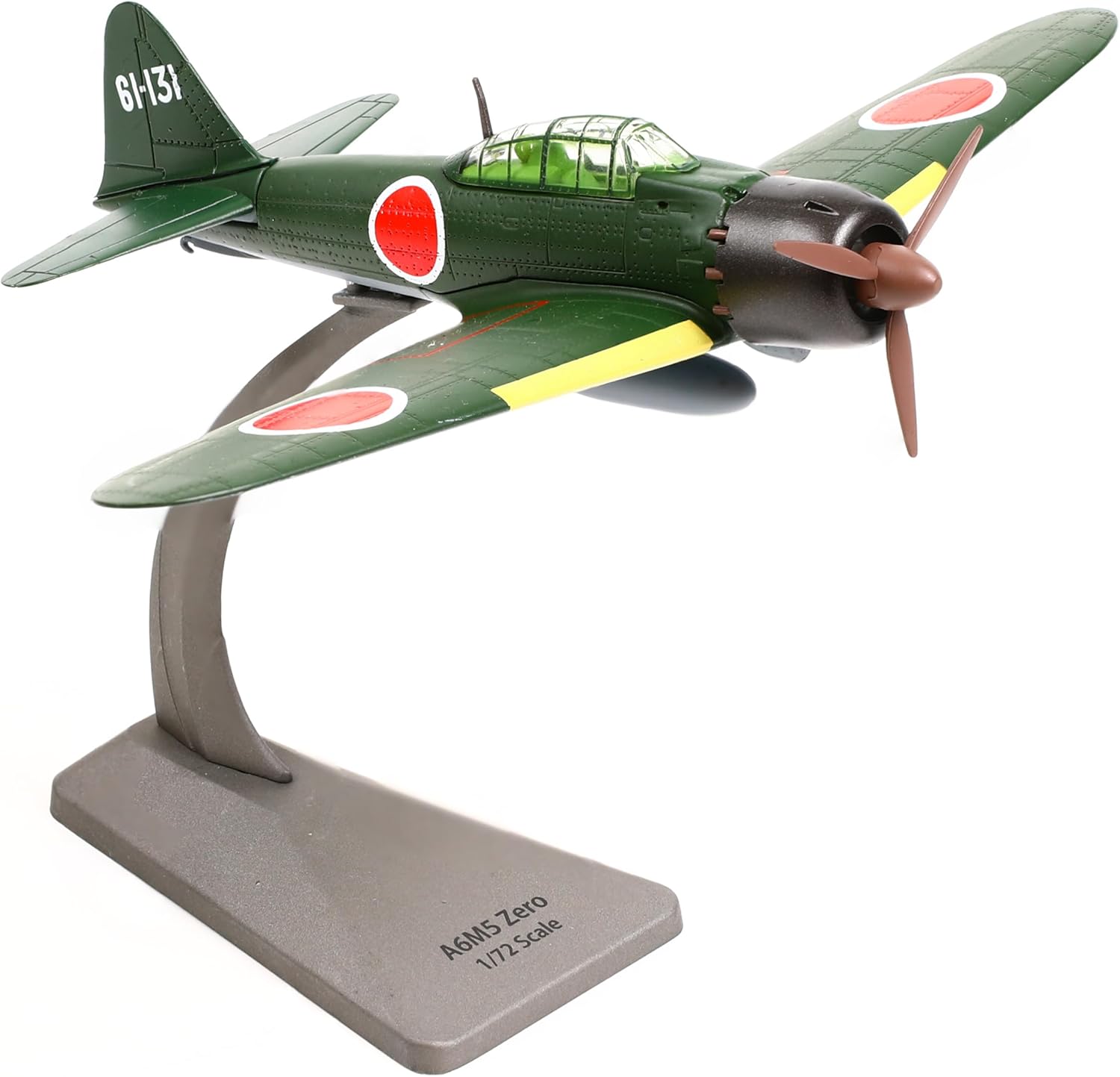 NUOTIE 1/72 Type 97 Naval Attack Aircraft Model WWII JN Kate Torpedo Bomber 8.27 Inch Wingspan Die-cast Metal Aircraft Replica Pre-Built Alloy Military Display for Veterans & Collectors