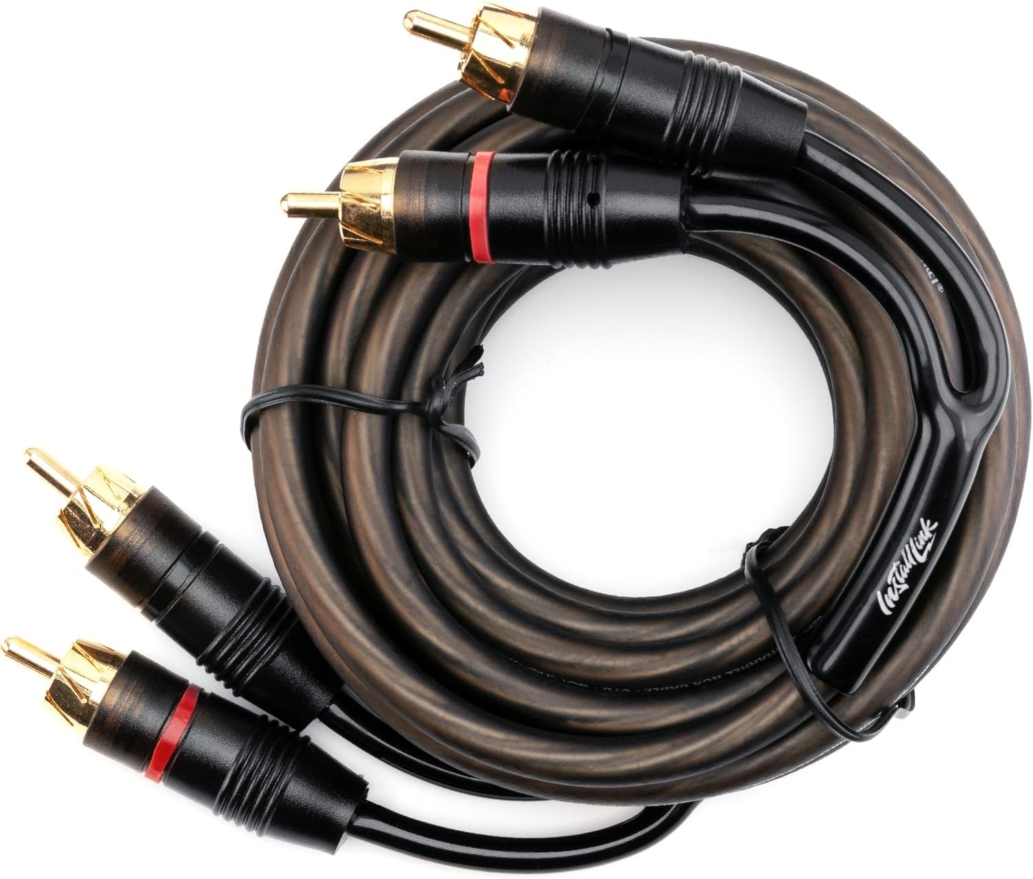 RCA Audio Cable for Subwoofer or Stereo Cable, 2-Channel, 12ft