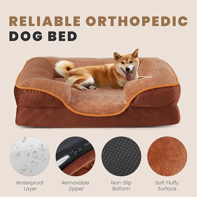 Cama Ortopédica para Perros Grande 107x81 cm Lavable miniatura 3