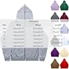 Sudadera con capucha para hombre, con cremallera, holgada, con bolsillo canguro 5
