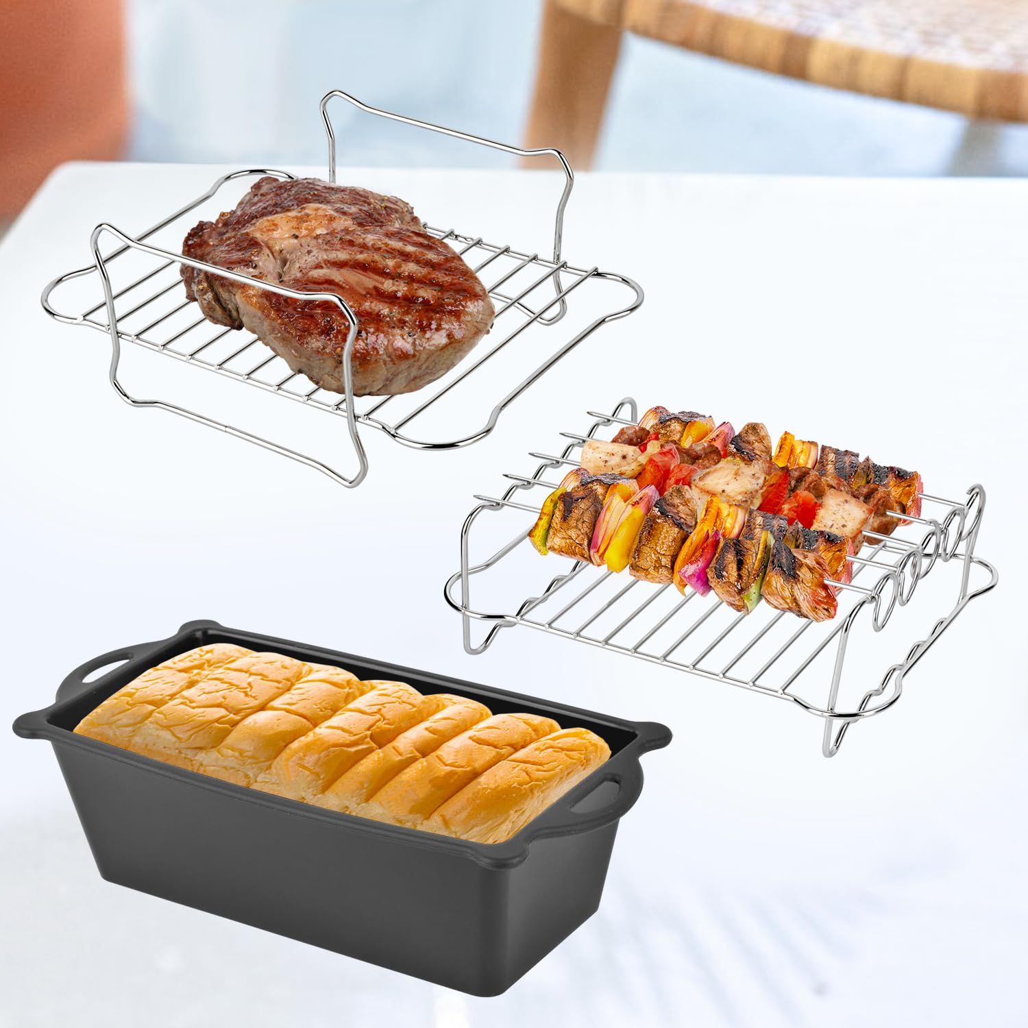 28 sztuk akcesoriów Frytkownica COSORI Dual Blaze 8,5 l, wielokrotnego użytku silikonowe formy do frytkownicy powietrznej, pojemniki do AirFryer COSORI CAF-R901-AEU, bez BPA Lav. w zmywarce