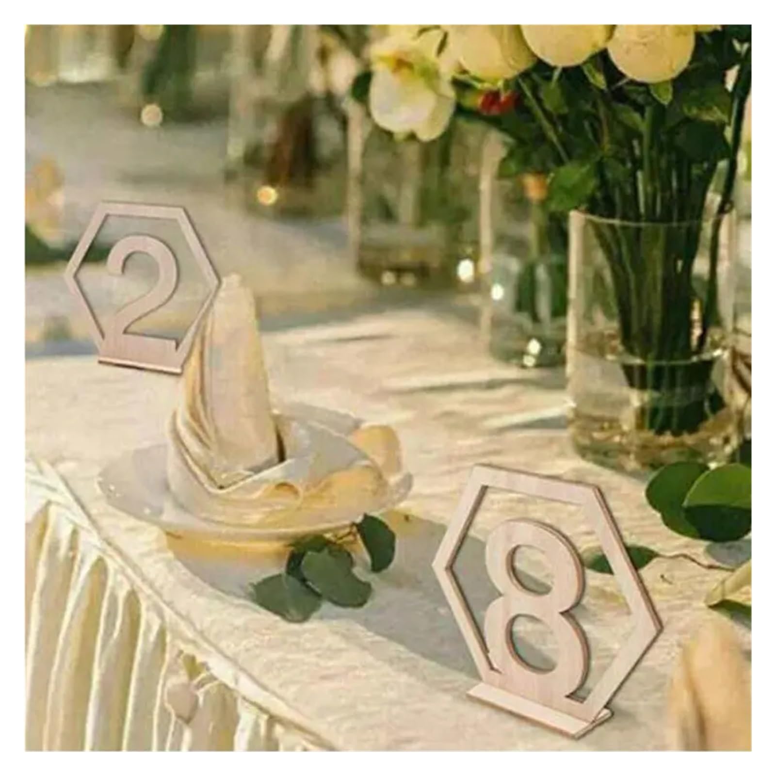 Hochzeit Holz Tisch Nummer Mit Stand Basis Platz Halter Decor Karten Willkommen Zeichen 10 stücke(45981)