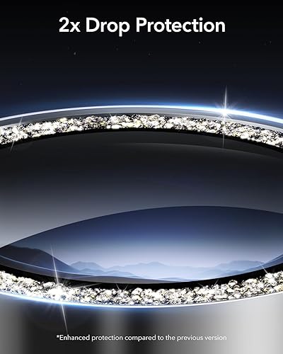 Miniatura 202 de ESR Protector de lente de cámara para Samsung Galaxy S23 Ultra, resistente a los arañazos, vidrio templado ultrafino 9H con bordes de aluminio