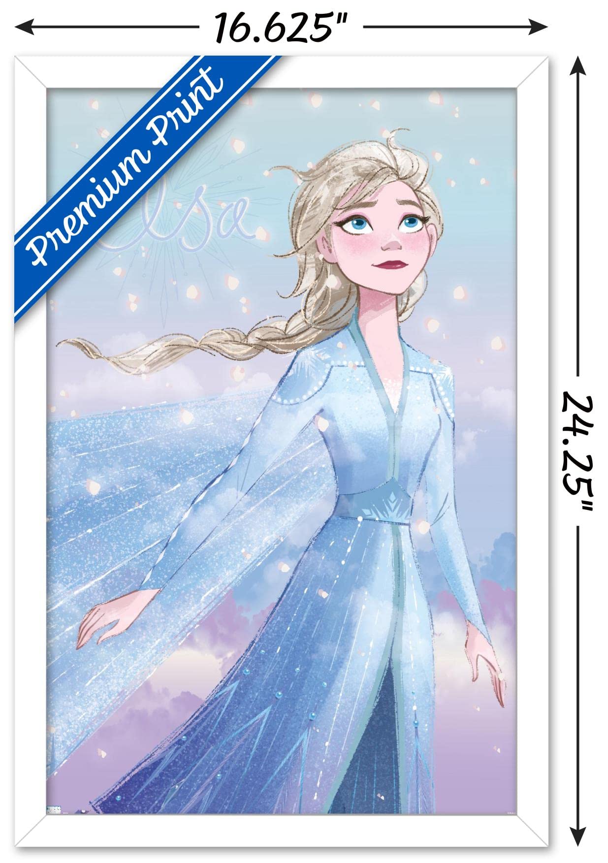 Amazon.com: Trends International Disney Frozen - Elsa Glance Wall