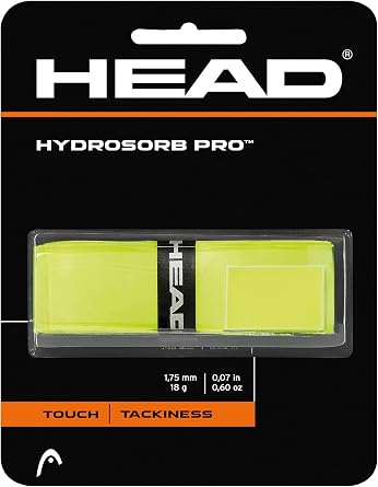 HEAD HydroSorb Pro Tennis Racquet Replacement Grip - Yellow