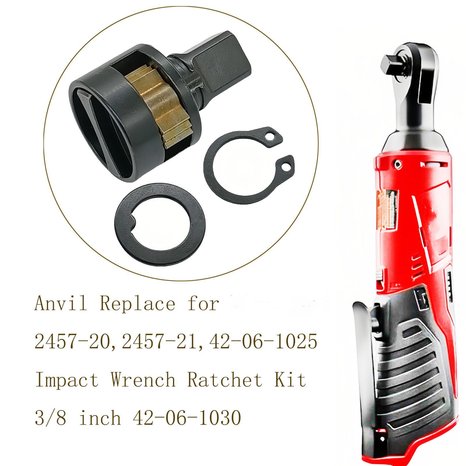 Amazon.com: KIMGU 42-06-1030 Anvil Replace for Milwaukee 2457-20