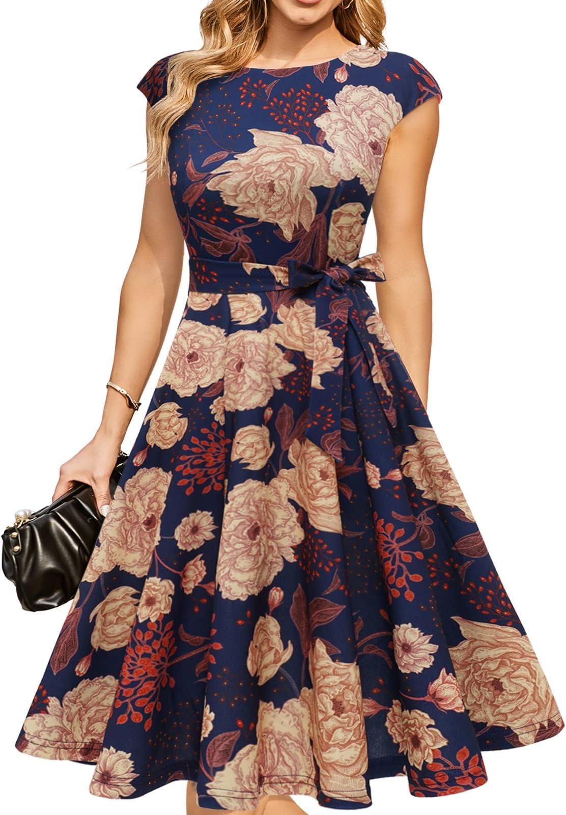 DRESSTELLSCocktail Dress for Women, Summer Graduation Party Dress, Formal Wedding Guest Dress 2024