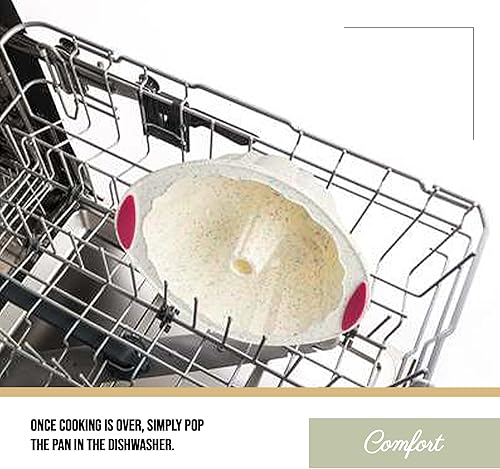 Miniatura 4 de Trudeau 5118558 - Molde de silicona para hornear con estructura acanalada, tamaño mediano, confeti blanco