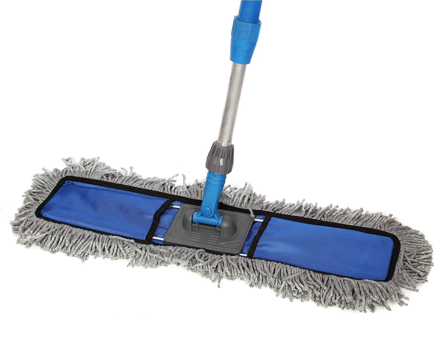 Marc Cleaning Products Cast Iron Telescopic Floor Mops, Wet and Dry 2 ft Mop Head with Bio-degradable Medium Garbage/Trash/Dustbin Bags (24 Inches, Blue with 1 Refill) (B098SJ6RW8) Amazon Price History, Amazon Price Tracker