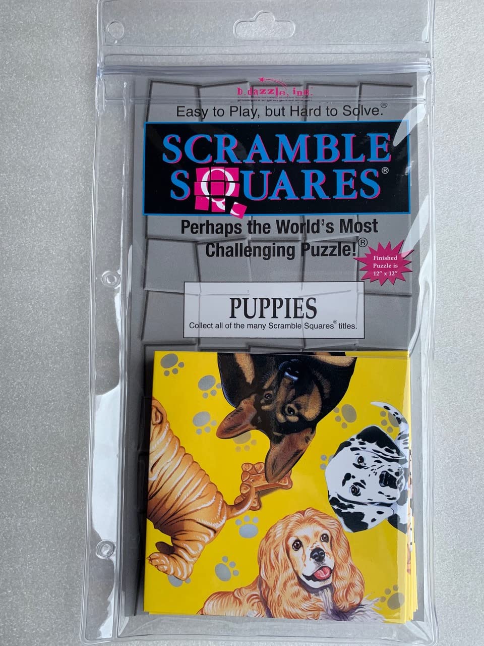 Scramble Squares Puppies 9 Piece Challenging Puzzle Ultimate Brain