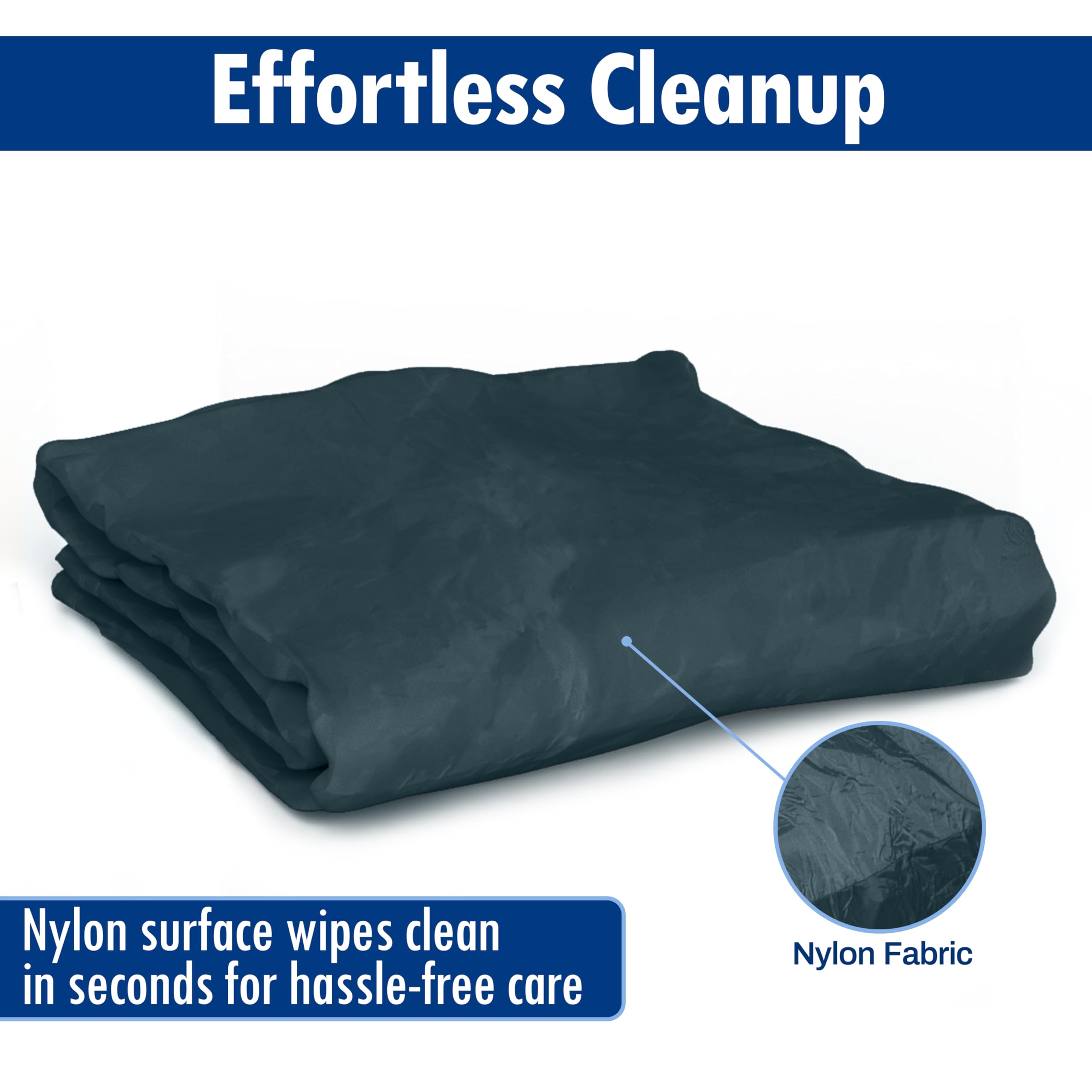 Skil-Care Replacement Cover for 3' x 4' (Dark Green) or 5’ x 5’ (Blue) Crash Pad, Durable Nylon Shell, Water-Resistant, Machine-Washable, Cover ONLY