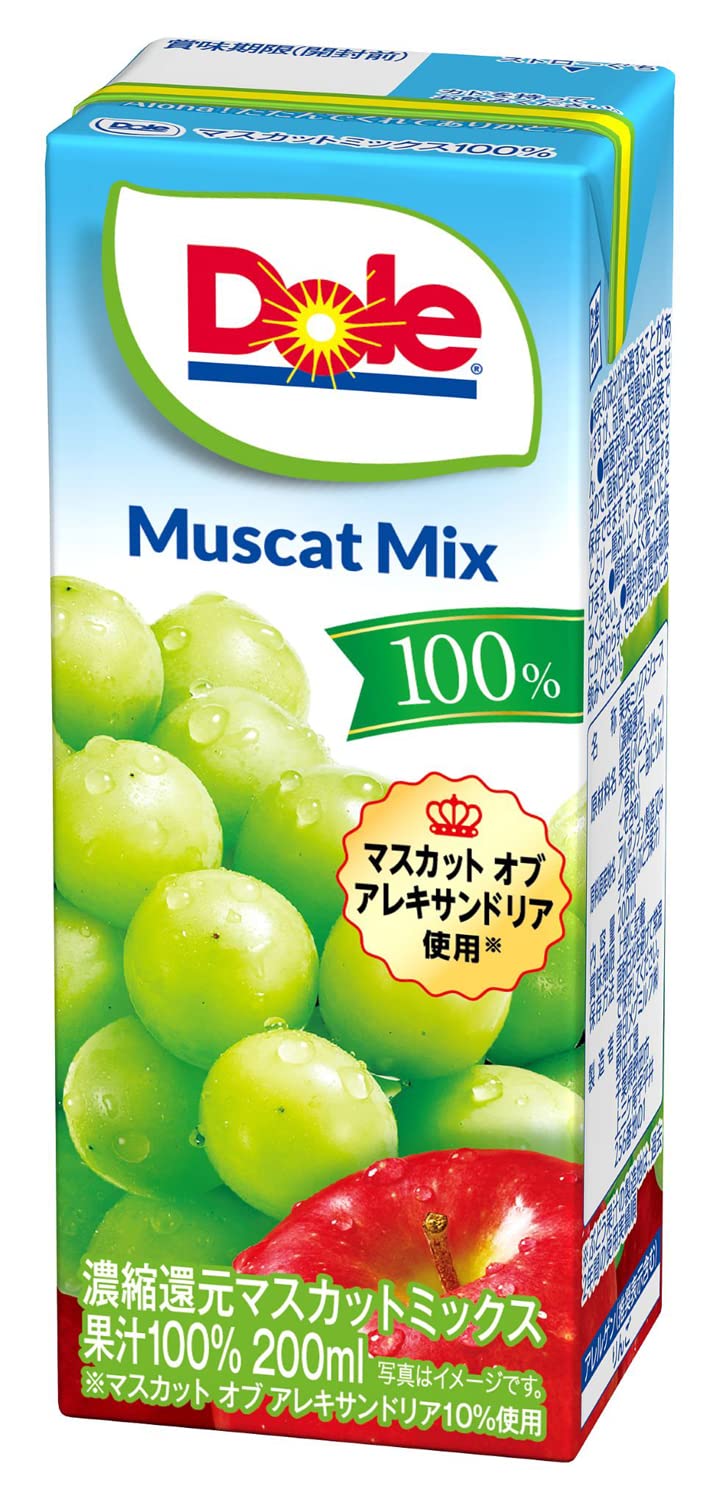Amazon.co.jp: DOLeマスカットミックス100%LL 200ml×18本 : 食品
