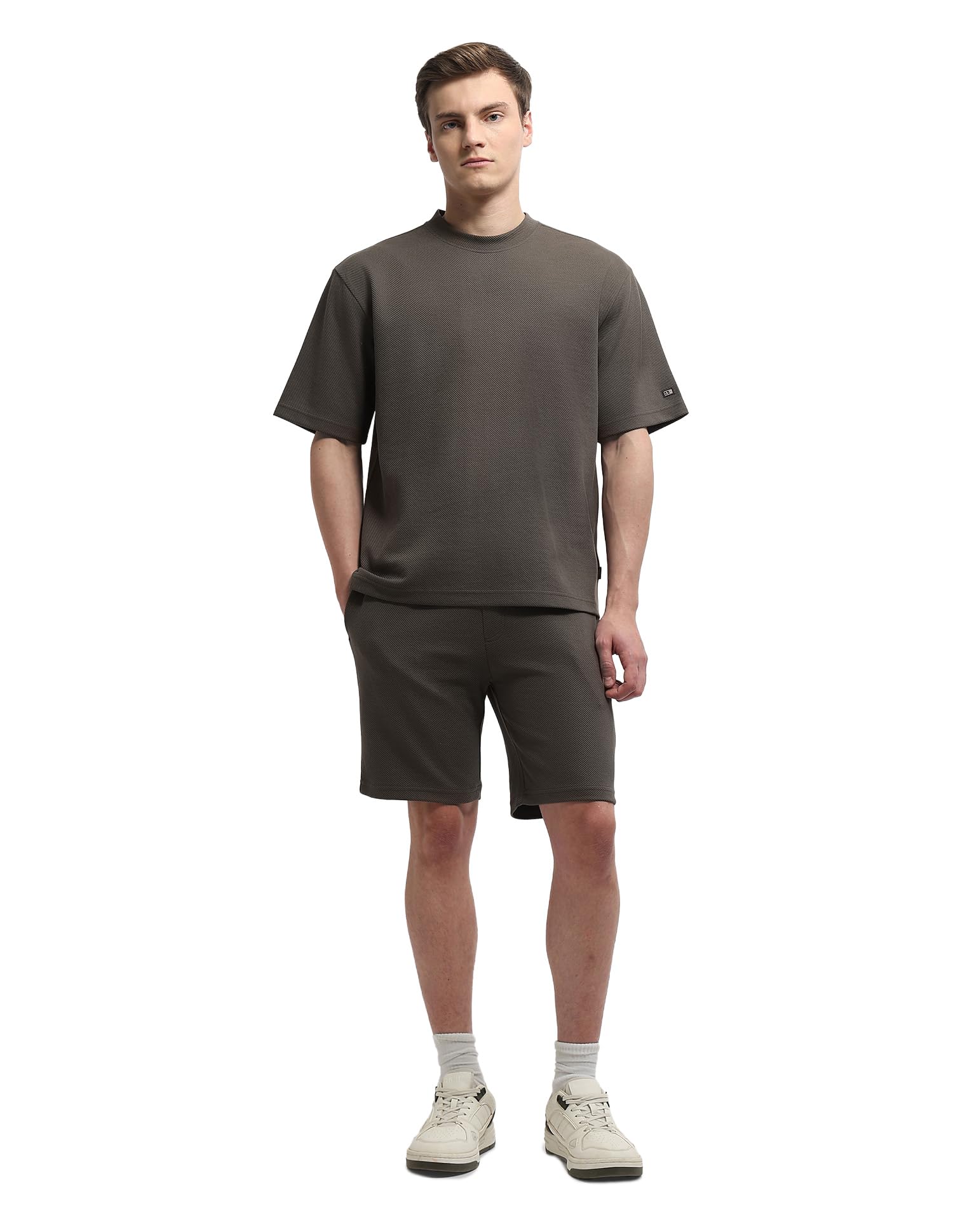 arrow sports Arrow Sport Men'S Patterned Knit Relaxed Fit Set-picture-38