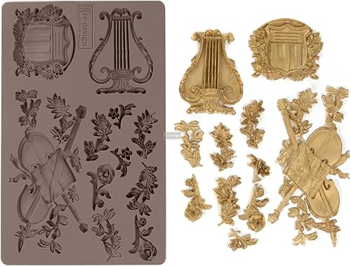 Miniatura 4 de Forest Flora - Moldes de resina de silicona de 5 x 8 pulgadas de grosor para resina epoxi, regalo de bricolaje para el día de los meses, decoración