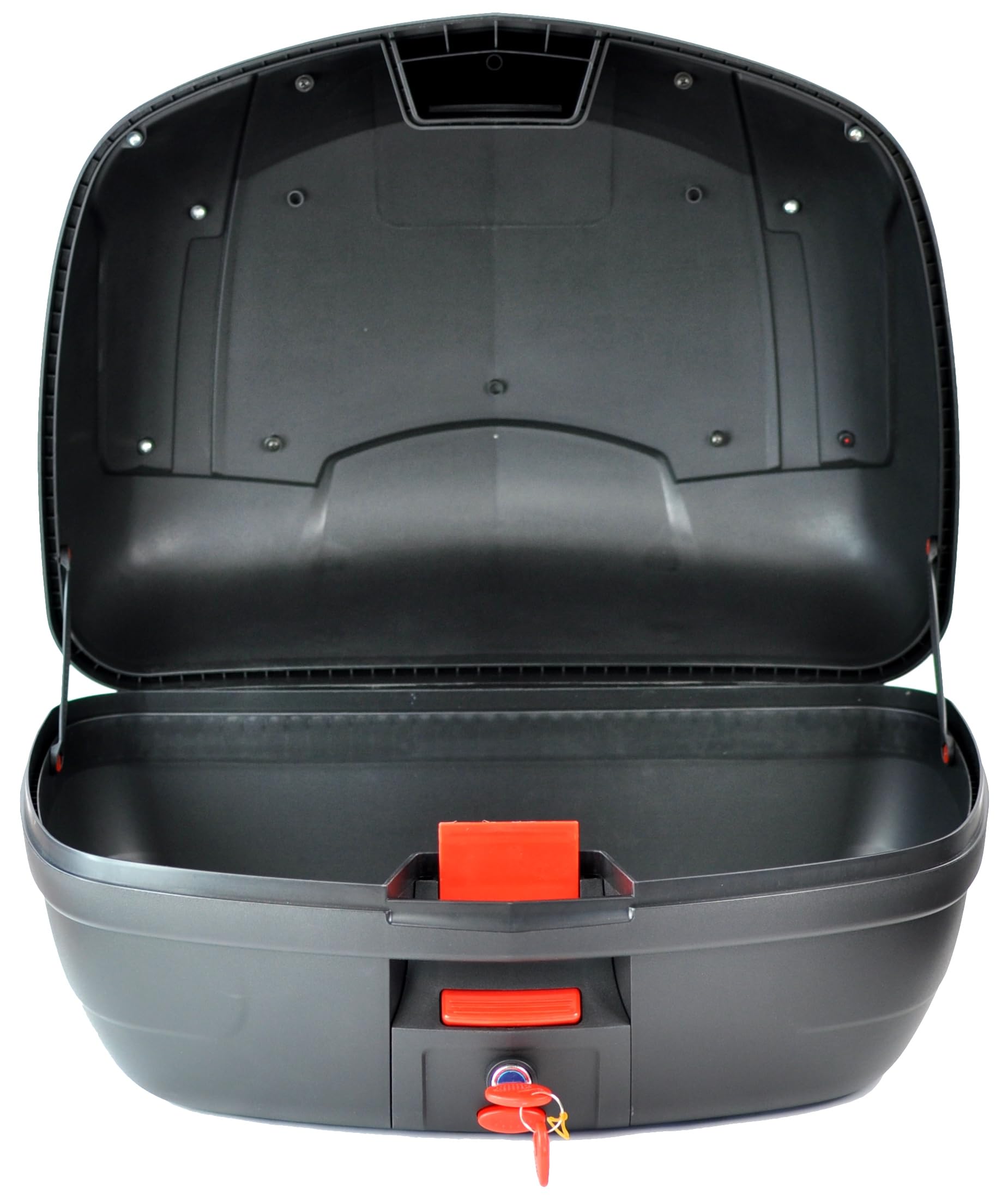 SATKIT Bauletto Moto Universale 46 Litri Argento per 2 Caschi Integrali con Serratura Catarifrangenti e Piastra di Montaggio