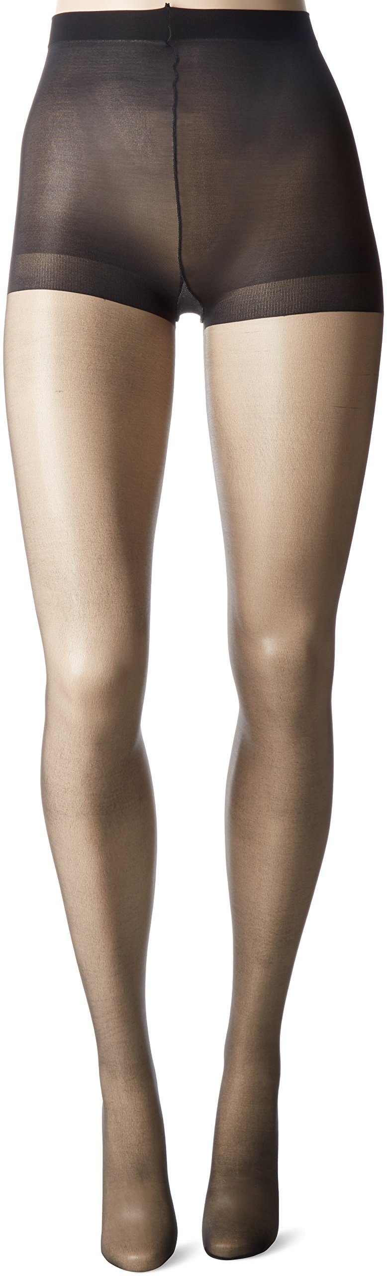 L'eggs Silken Ultra Sheer Run Resist Panty - Pantalones para mujer, color negro
