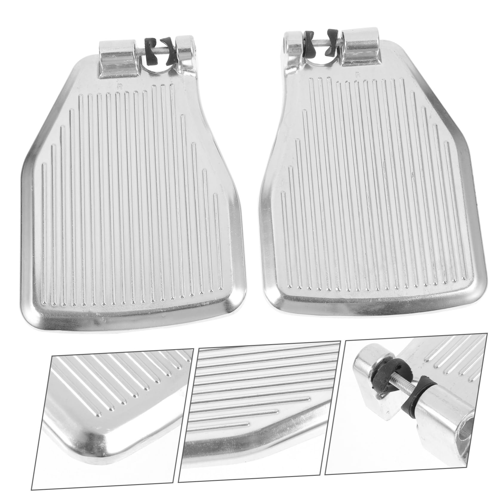 Reposapiés Plata Repuesto Aleación, de Ruedas Silla de Aluminio