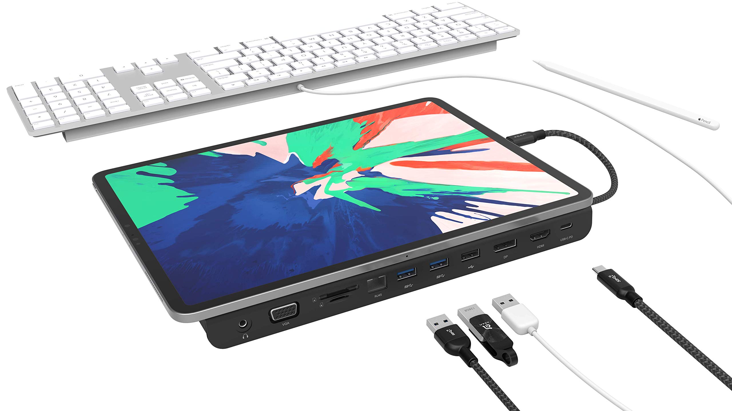 Amazon.co.jp: Adam Elements USB Type-C 3ポートハブ/PD充電/HDMI