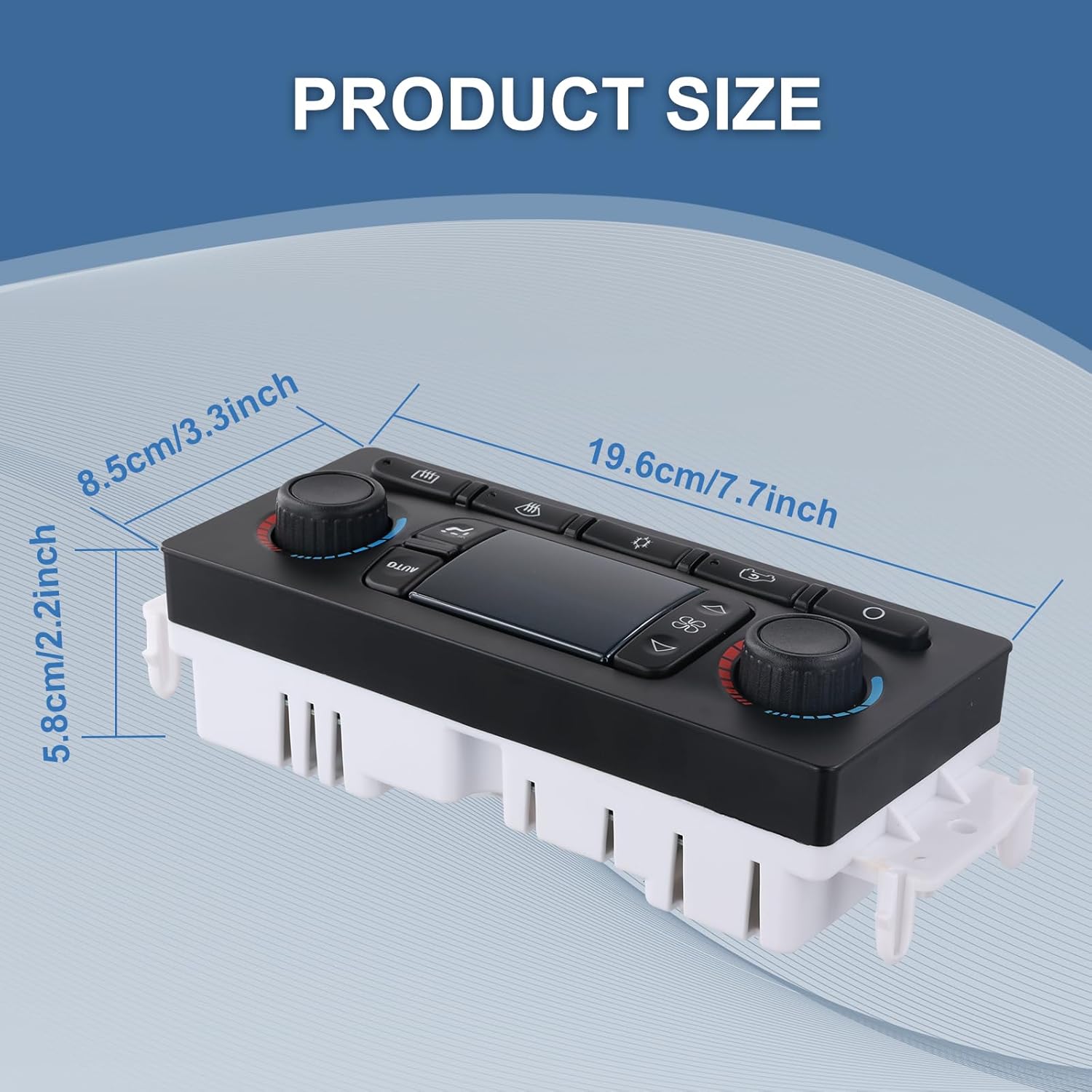 599-211XD 1Pcs A/C Heater Climate Control Module Panel Switch 10367041,10399657,10367042 for 02-09 Silverado Suburban Tahoe Trailblazer Avalanche Sierra Yukon Envoy Escalade Rainier Bravada