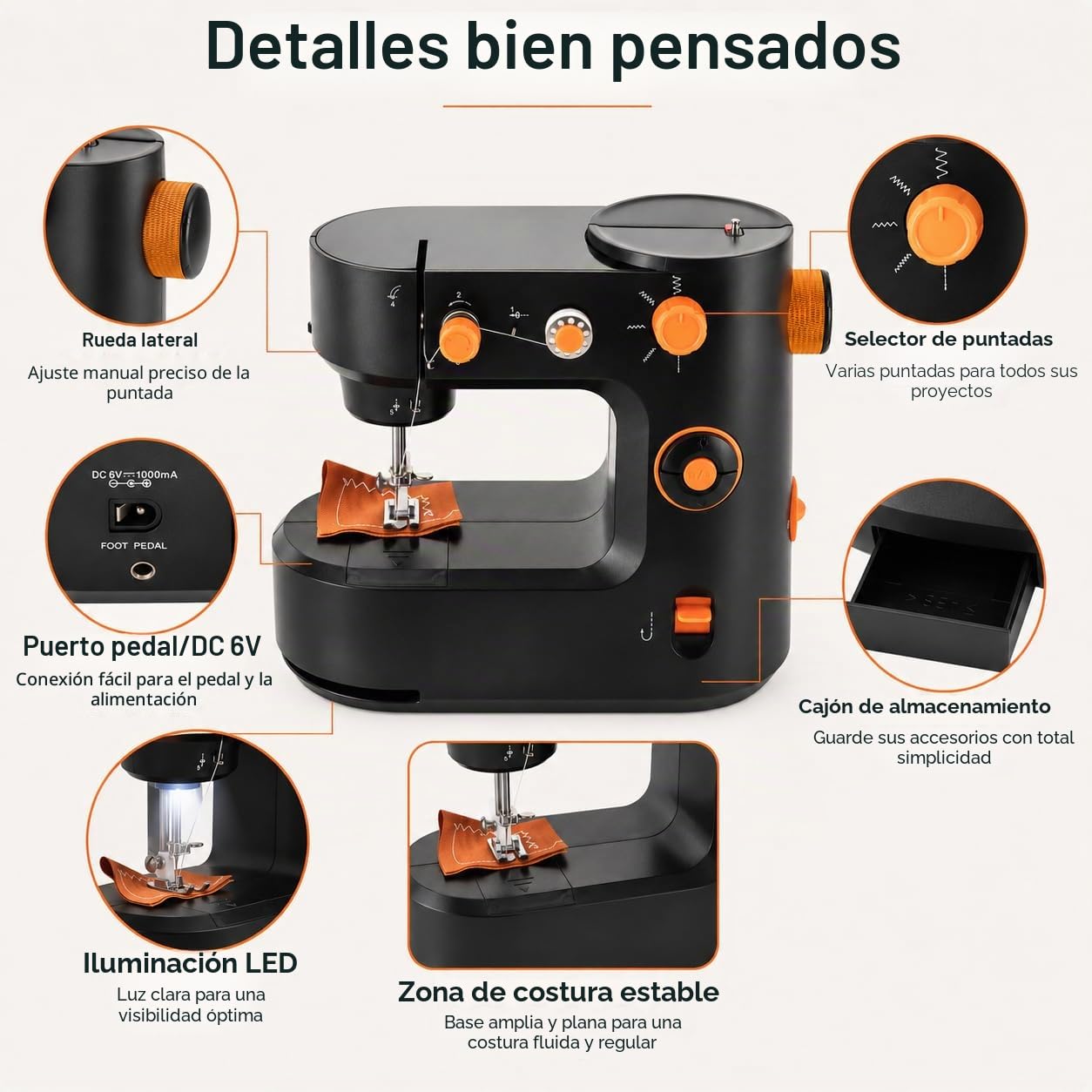 Máquinas de Coser Eléctricas Zapatero Máquina Agujas Cuero Lona Algodón Bufandas Tiendas Coser Tradicionales Sewing Portátil Mini Coser Diseño Cuidadoso