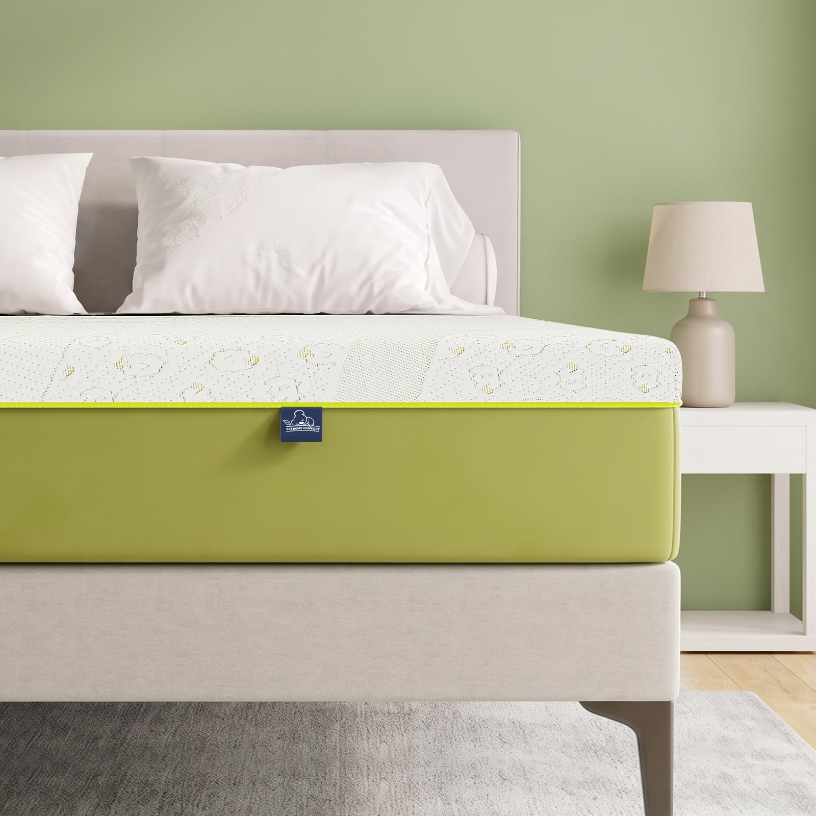 Doubleslee 3FT Single Mattress with Removable Soft Knit Washable Cover