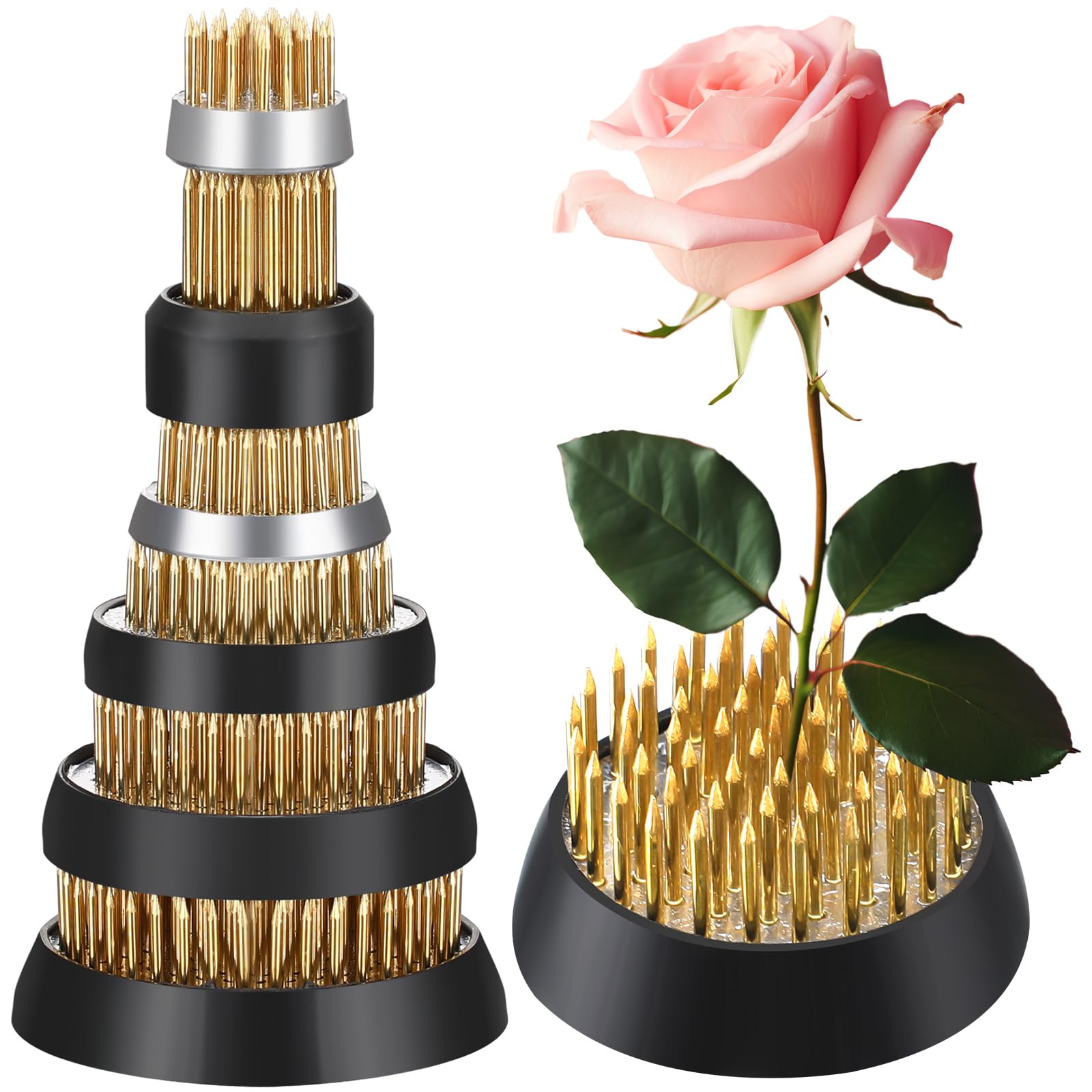 Photo 1 of ***MISSING PARTS***
Sliner 6 Pcs Flower Frogs Round 6 Size Floral Frogs Flower Holder Japanese Ikebana Vase Kenzan Floral Arranger Fixed Tools Arrangement Pin for Home DIY Craft Plant Fixation Decoration(Brass)