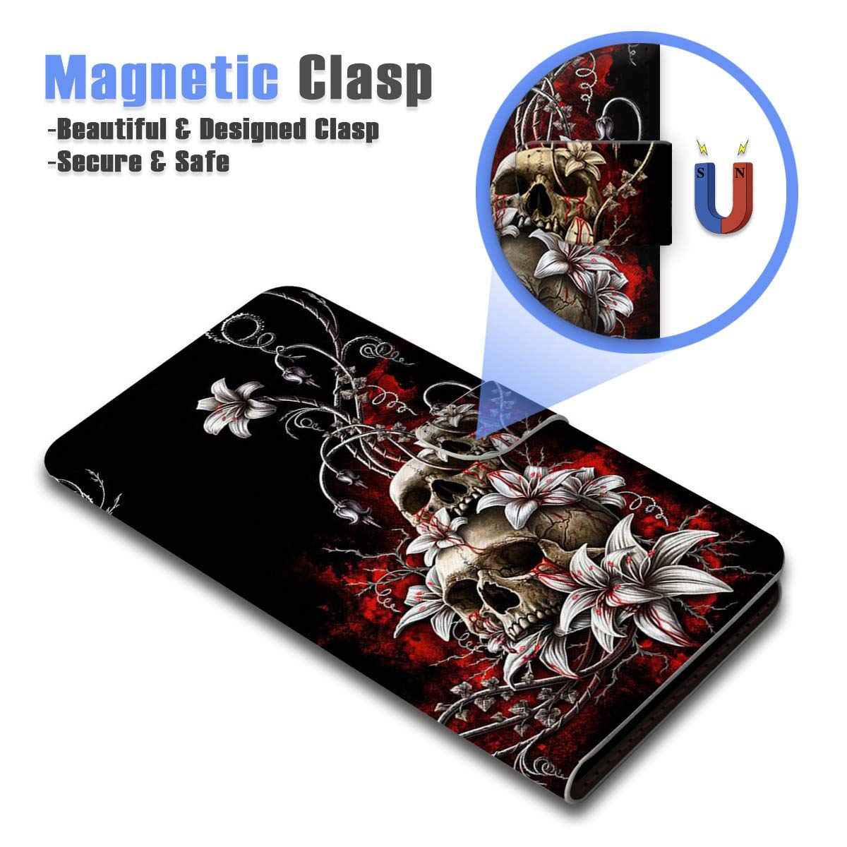 スマホアクセサリー Iphone xr Amazon.com: for iPhone XR, Designed Flip Wallet Phone Case Cover