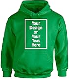 Personalized Hoodie DIY Add Your Photo Image Your Own Custom Text Hooded Sweatshirt Front/Back Print