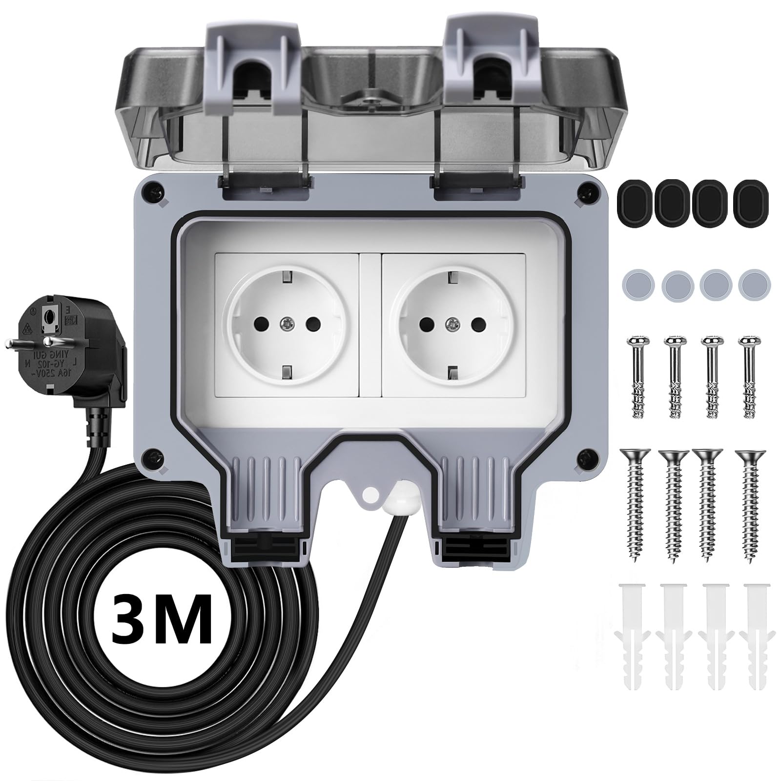 Scatola Di Giunzione Esterna Dei Collegamenti Del Cavo Ip66 - Foto 13