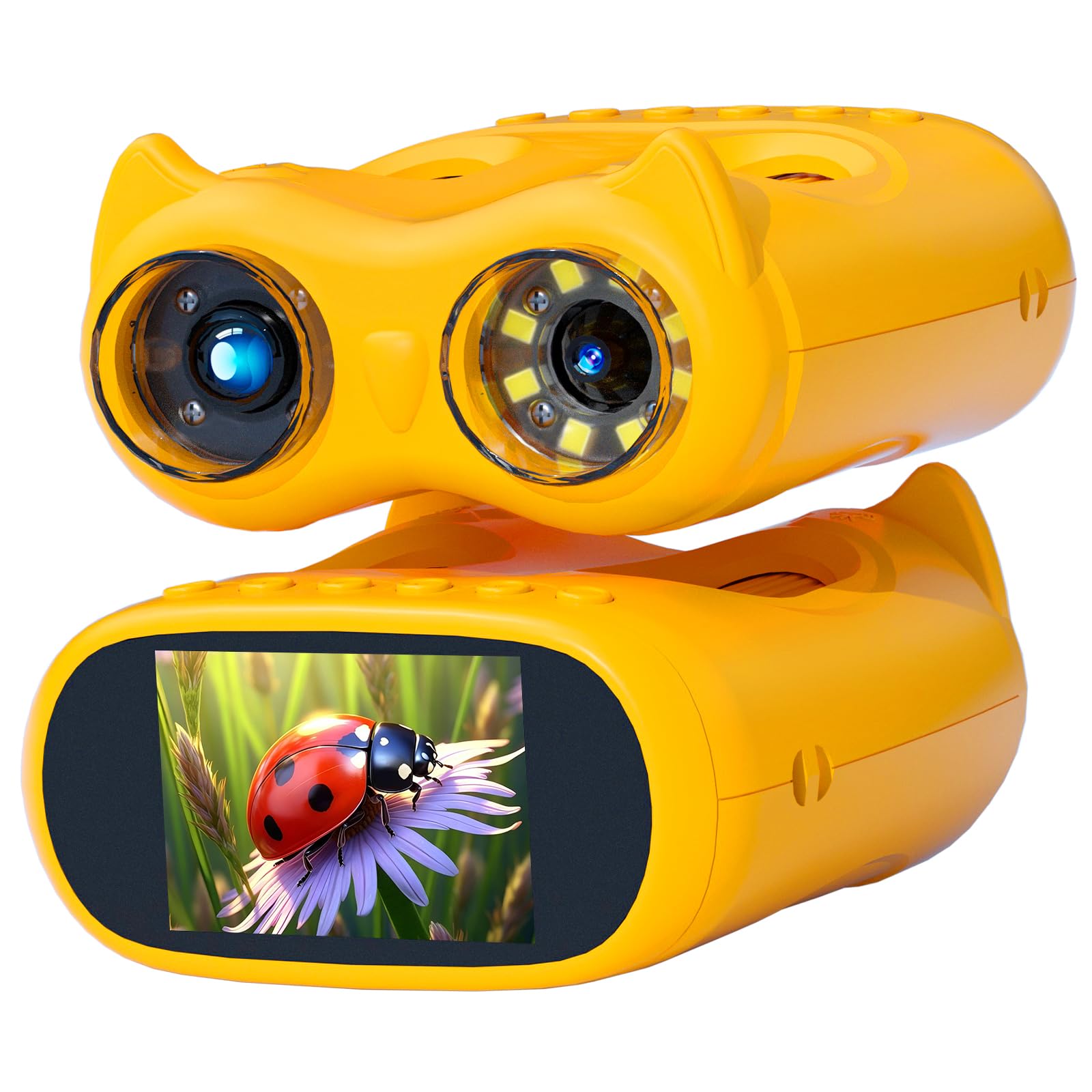 1000X Handheld Microscope for Kids, 2 in 1 Pocket Digital Microscope 4K 2.0" & 10X Telescope for Kids - Science Kits STEM Toys - Gifts for Boys Girls Ages 3 4 5 6 7 8 9 10 11 12(Blue) — view 10