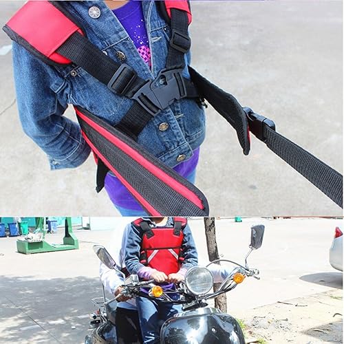 Miniatura 6 de Cinturón de seguridad para motocicleta para niños correa de seguridad para motocicleta arnés de seguridad para vehículos eléctricos