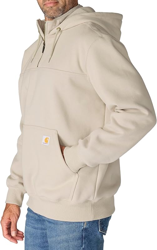 Carhartt Men's Paxton 1/4-Zip Sweatshirt, Cobblestone, Large image 2