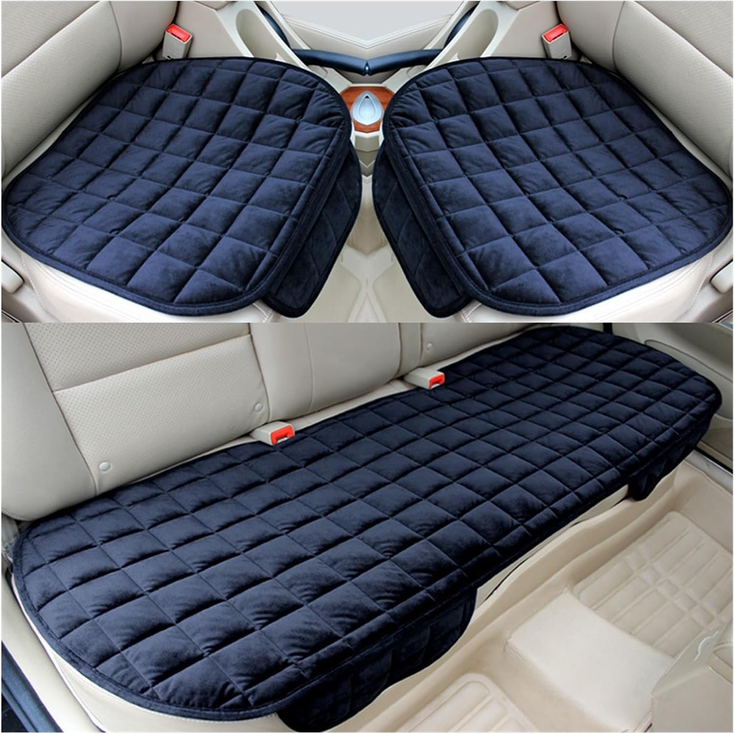 QQLADY X Car Seat Cushion Non-Slip Plush Seat Cushion X (Color : A)