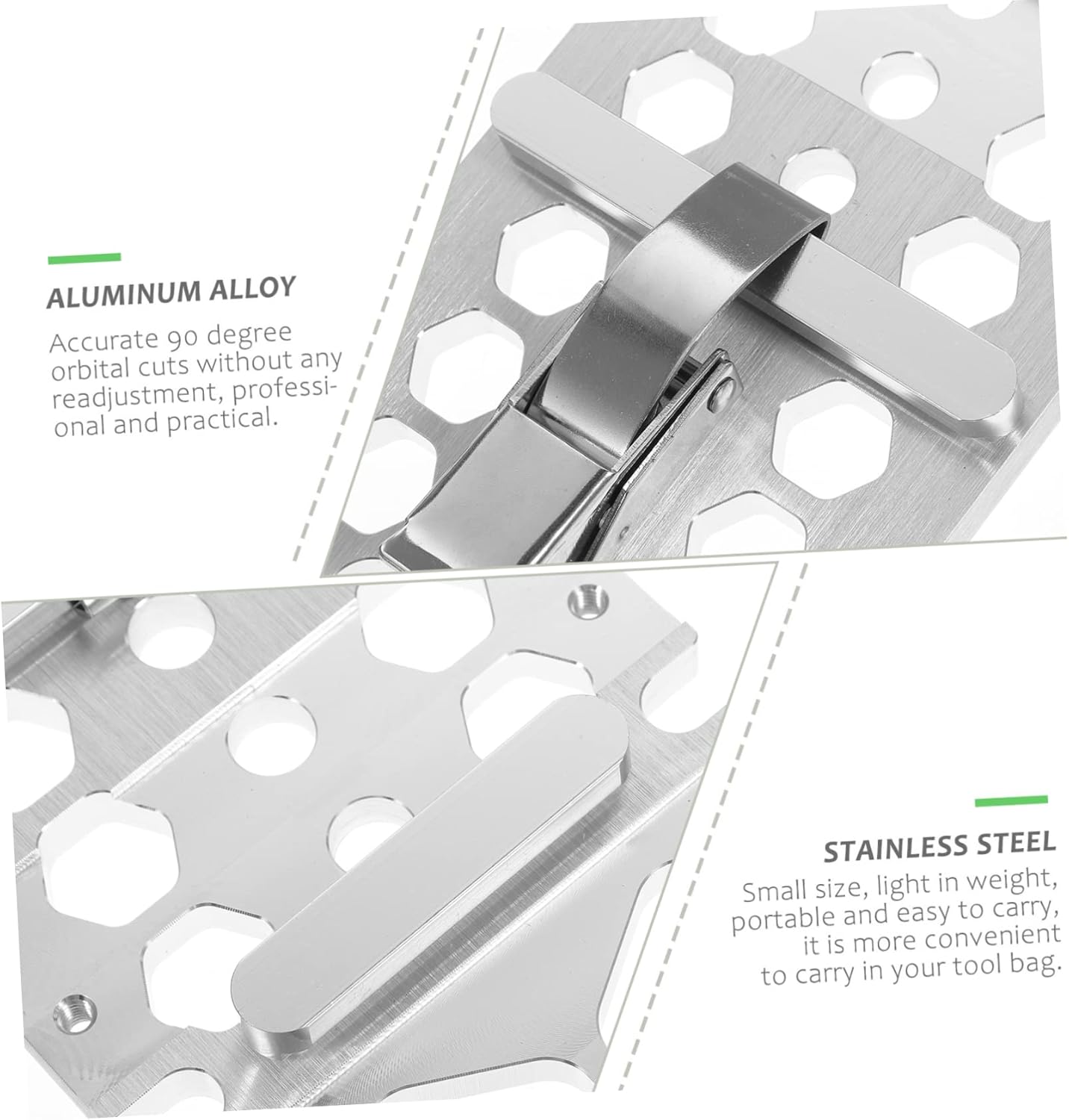 Circular Saw Guide Rail Right Angle Design Compatible and Easy to Install Cutting Tool for Precision Woodworking