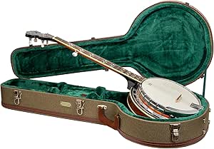 Custodia Rigida Per Banjo CROSSROCK - Legno Con Rivestimento Tweed, Per Banjo 5 Corde - Foto 8