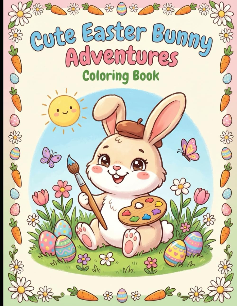 Cute Easter Bunny Adventures