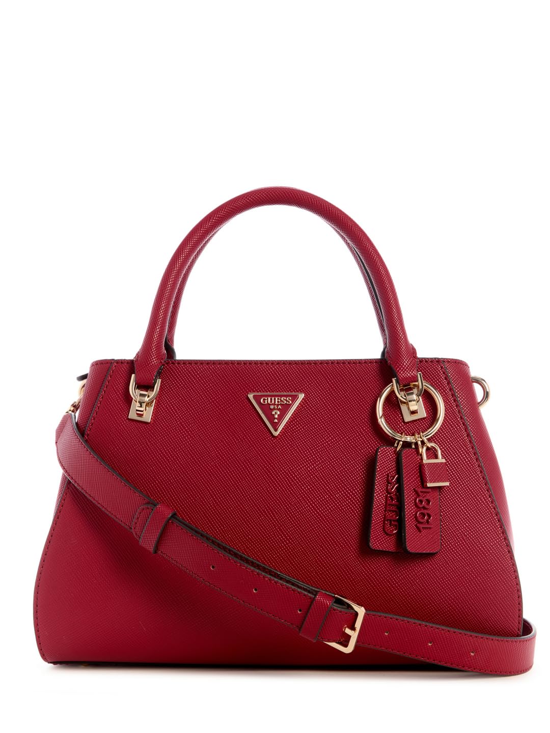 guess Garnet Textured Noelle Luxury Satchel Bag-picture-14