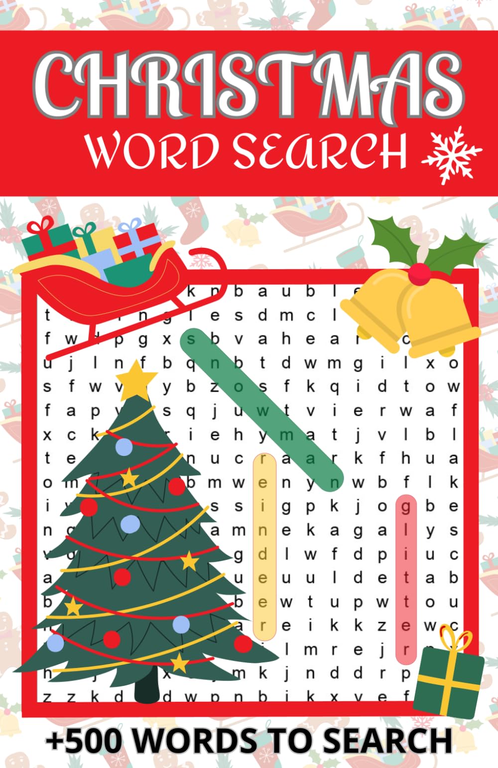 Word Search Book: CHRISTMAS Puzzles for All Ages