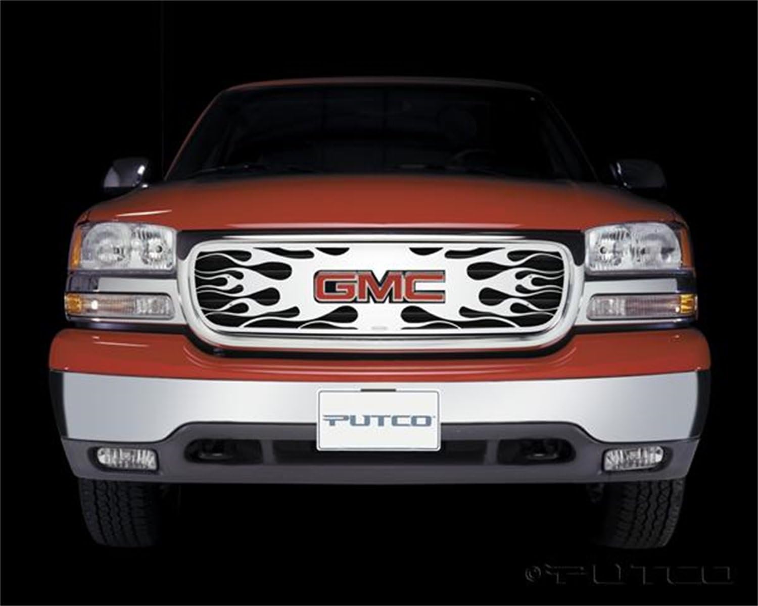 Putco 89102 Flaming Inferno Style Stainless Steel Grille Insert