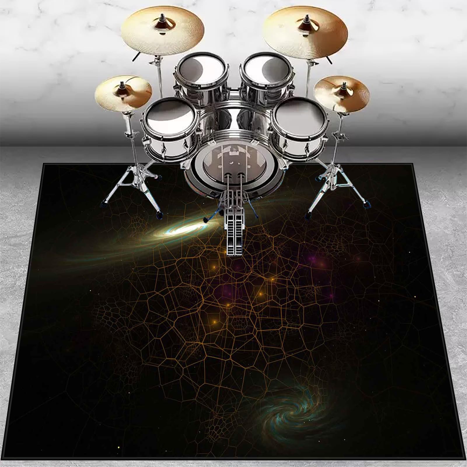 180 x 140 cm Dywan Bęben Antypoślizgowy Dźwiękoszczelny koc Domowy dywanik bębnowy do bębna basowego i innych mat do instrumentów muzycznych Mata Drum
