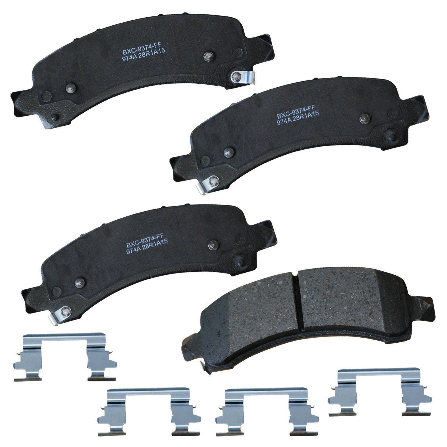 Bendix Premium SBC974A Ceramic Rear Brake Pads for Select Models Cadillac Escalade, Chevrolet Avalanche 1500, Express Silverado Sonora, Suburban Tahoe, GMC Savana Sierra Yukon, Yukon XL 1500